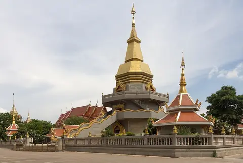 The chedi of Wat Phothisomphon, Udon Thani city