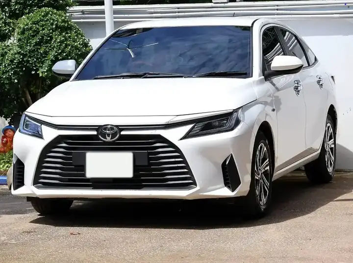 White Toyota Yaris Ativ, a fuel-saving O Car Rent sedan in Udon Thani